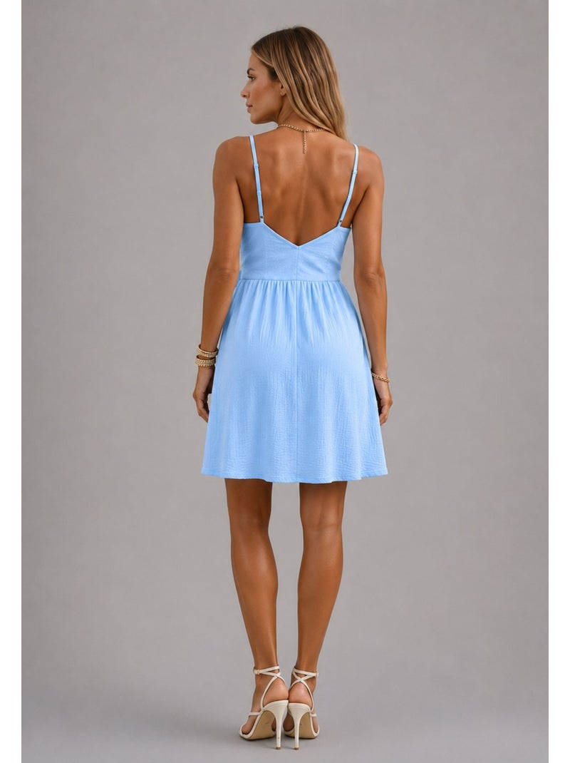 Vestido kebello Azul cielo - Kiabi