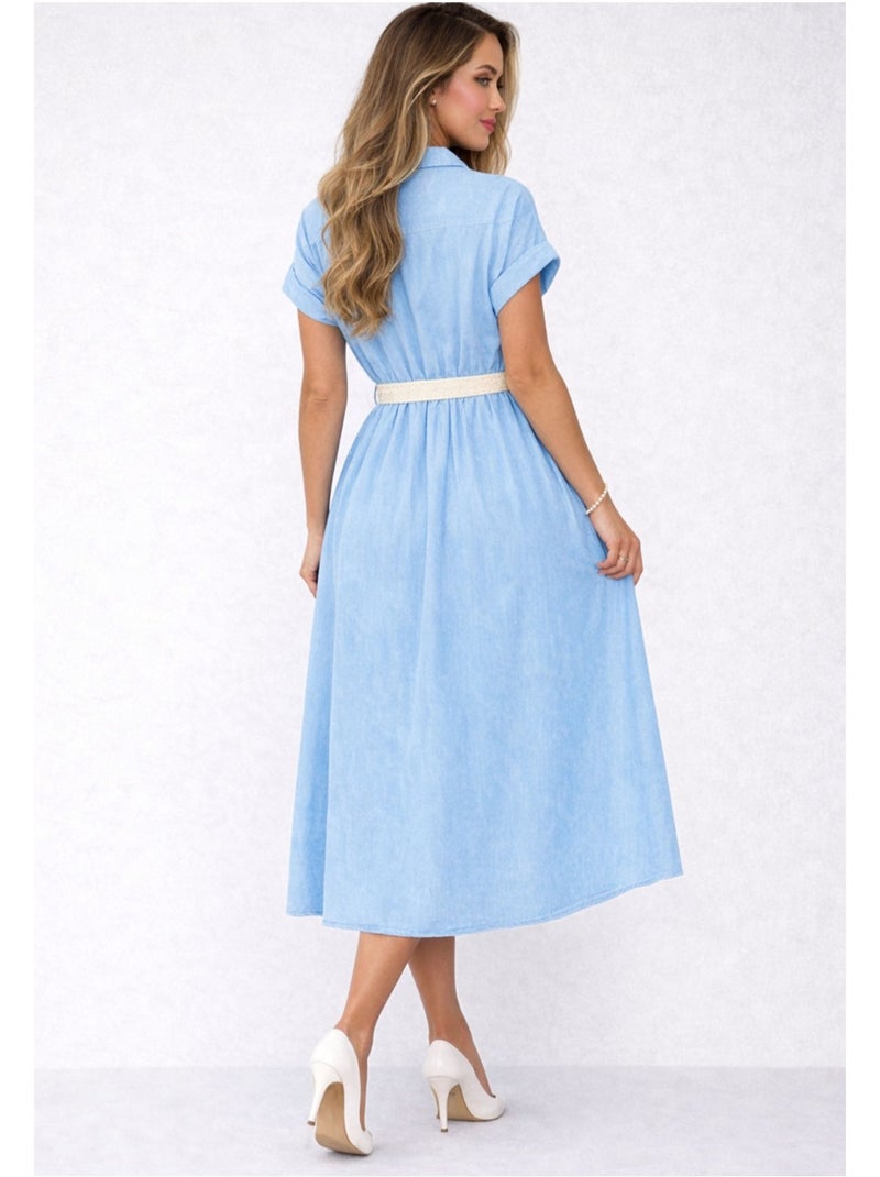 Vestido Kebello Azul cielo - Kiabi