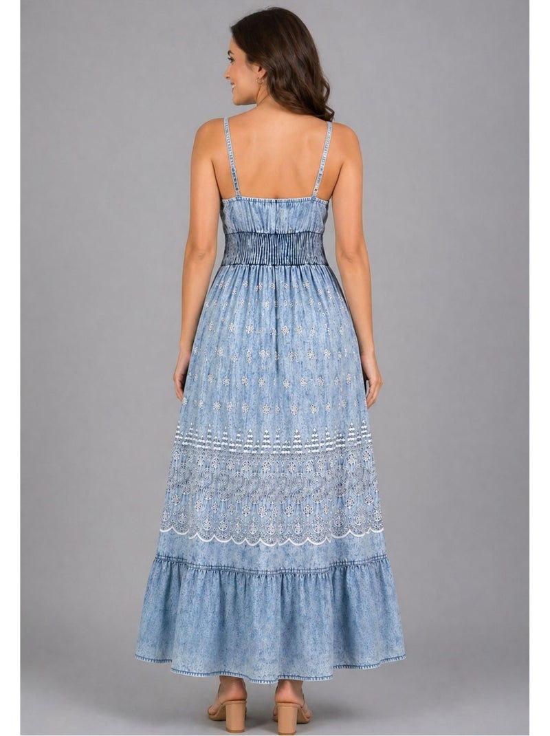 Vestido Kebello Azul cielo - Kiabi