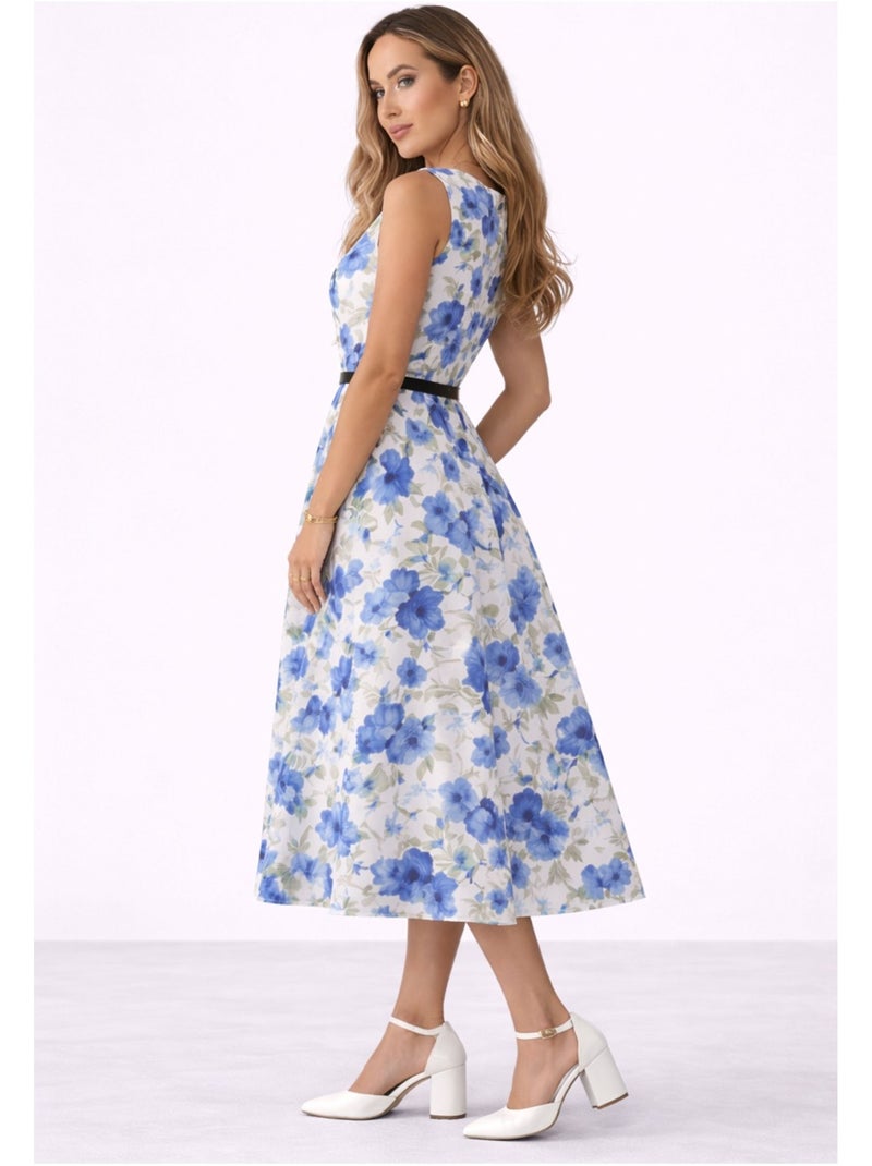 Vestido Kebello Azul - Kiabi