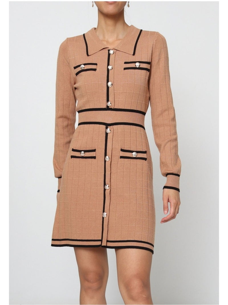 Vestido Kebello Beige - Kiabi