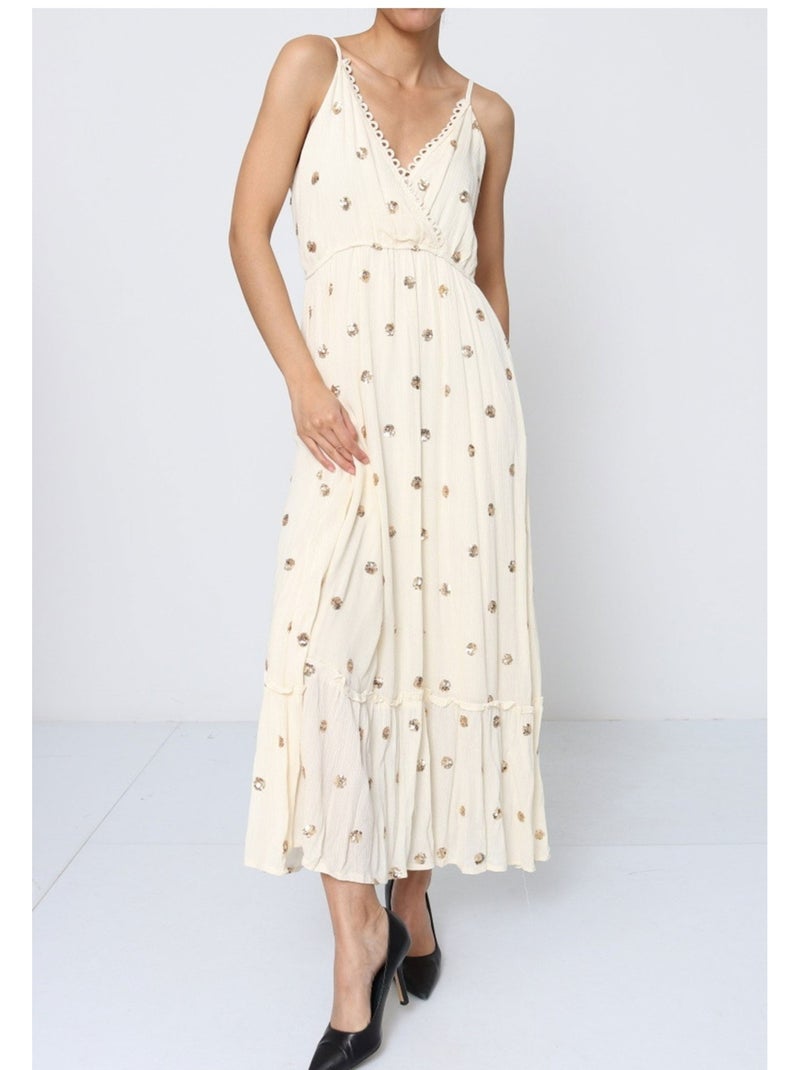 Vestido Kebello Beige - Kiabi