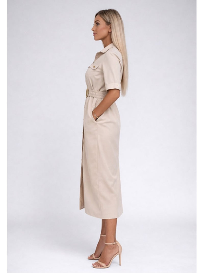 Vestido Kebello Beige - Kiabi