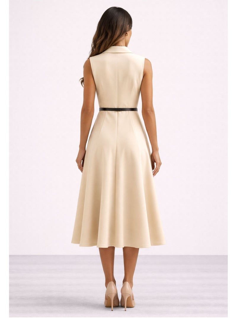 Vestido Kebello Beige - Kiabi