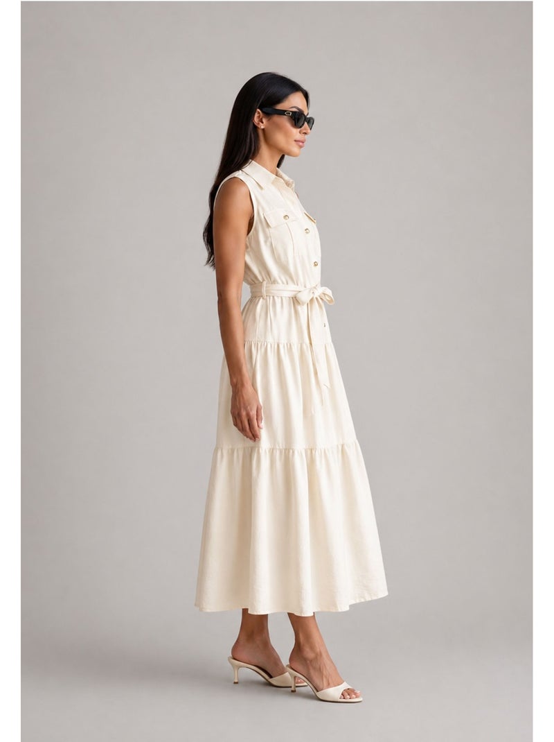 Vestido Kebello Beige - Kiabi