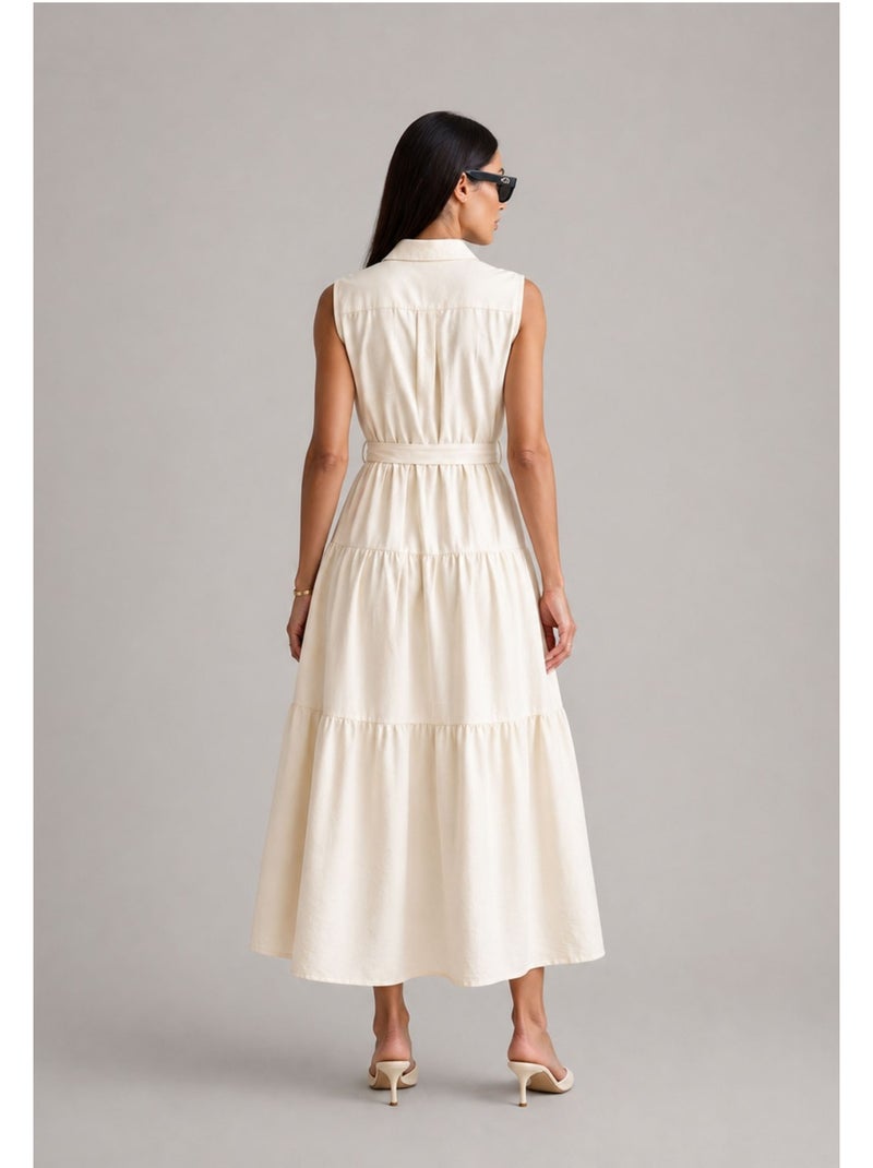 Vestido Kebello Beige - Kiabi
