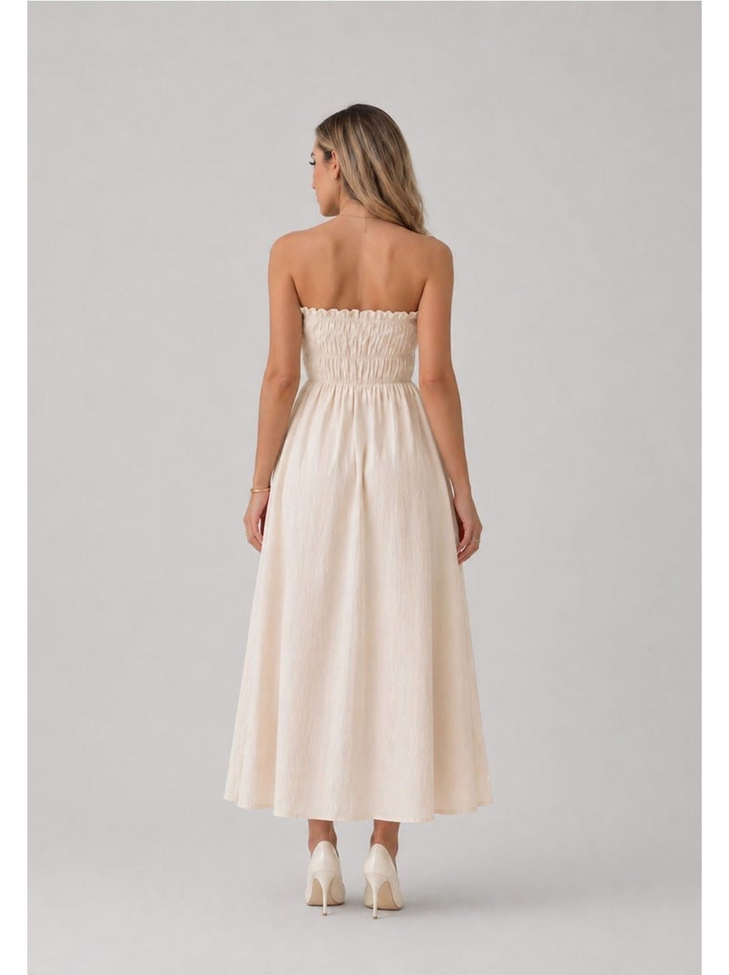 Vestido Kebello Beige - Kiabi