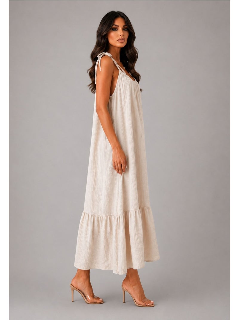 Vestido Kebello Beige - Kiabi