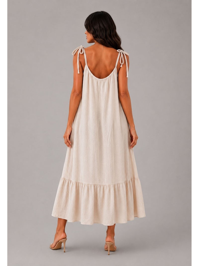 Vestido Kebello Beige - Kiabi