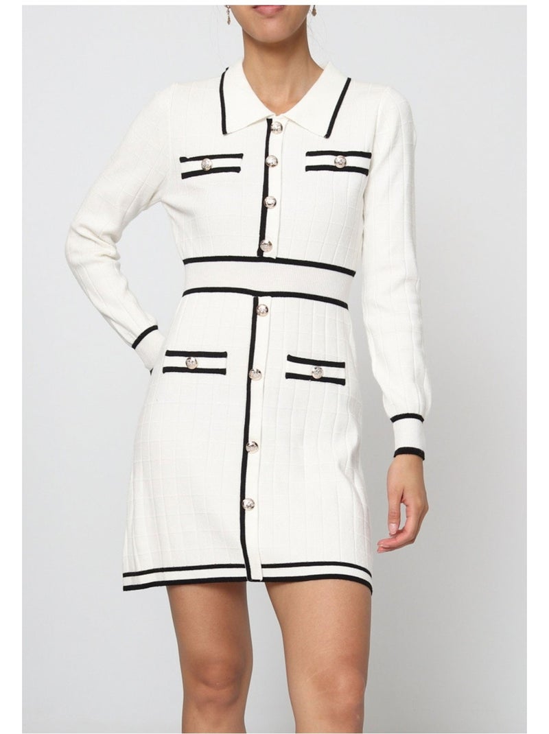 Vestido Kebello Blanco - Kiabi