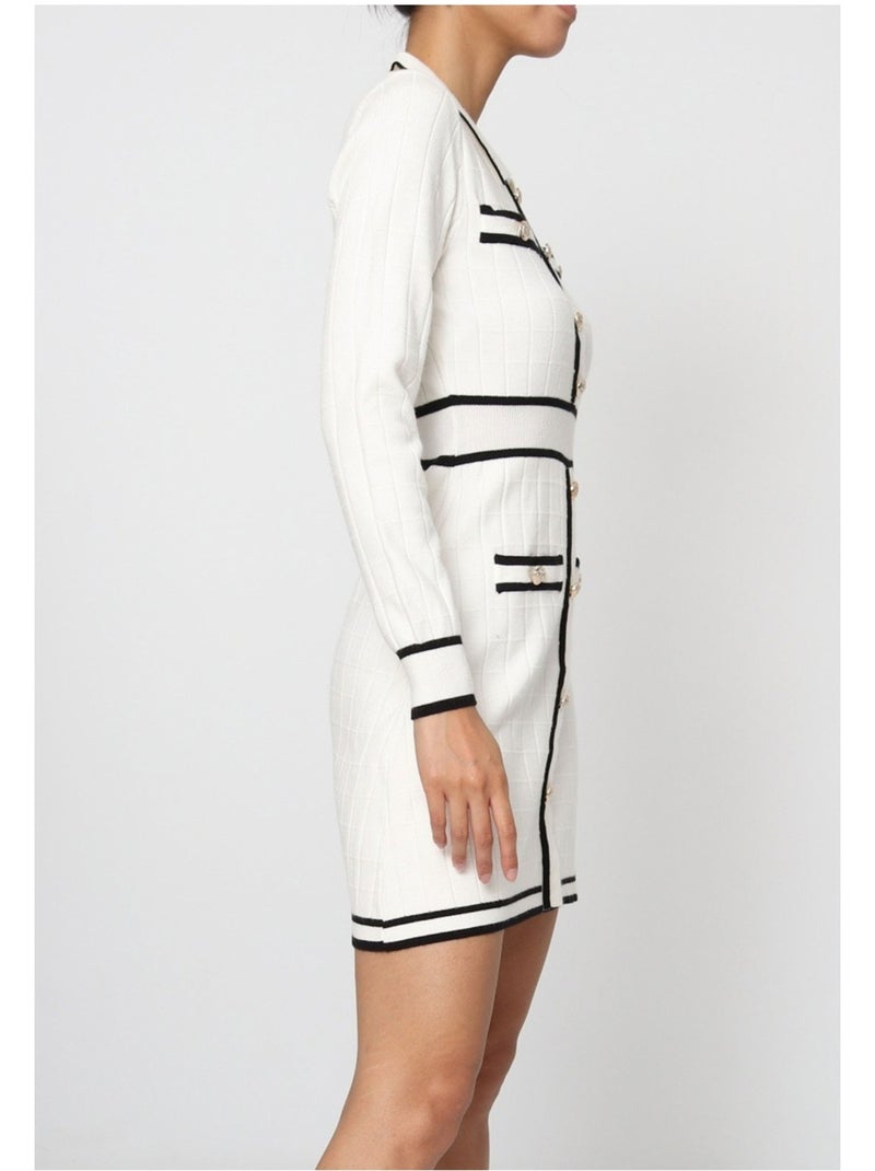 Vestido Kebello Blanco - Kiabi