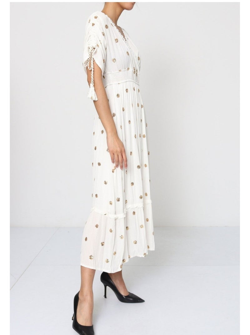 Vestido Kebello Blanco - Kiabi
