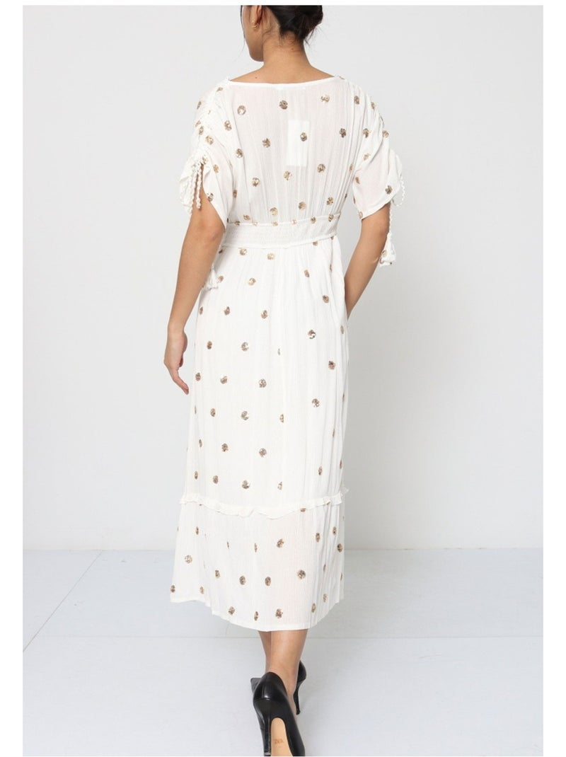 Vestido Kebello Blanco - Kiabi
