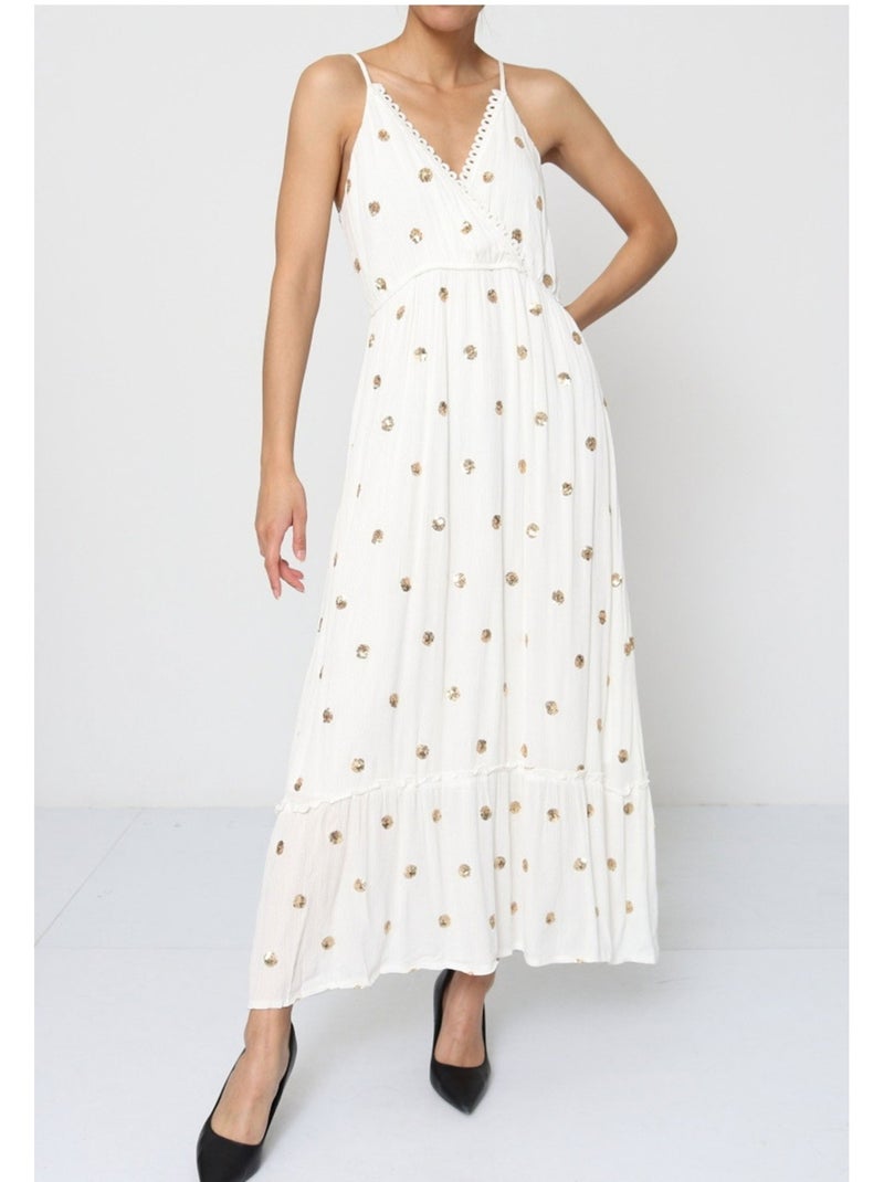 Vestido Kebello Blanco - Kiabi