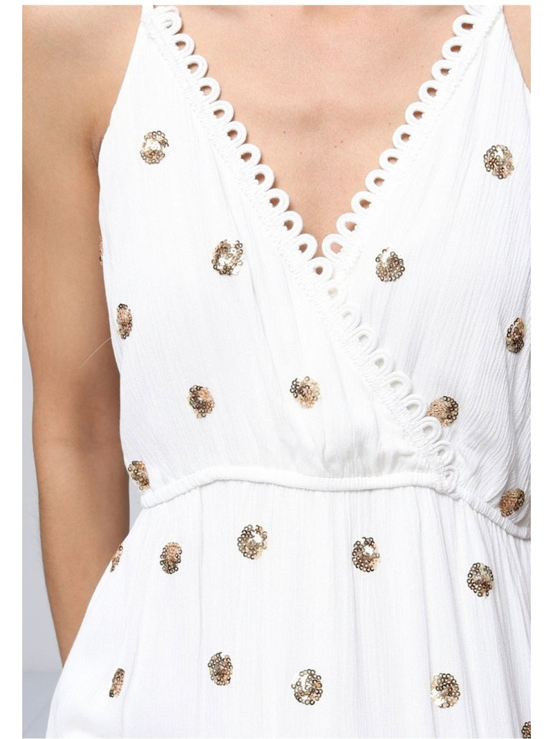Vestido Kebello Blanco - Kiabi