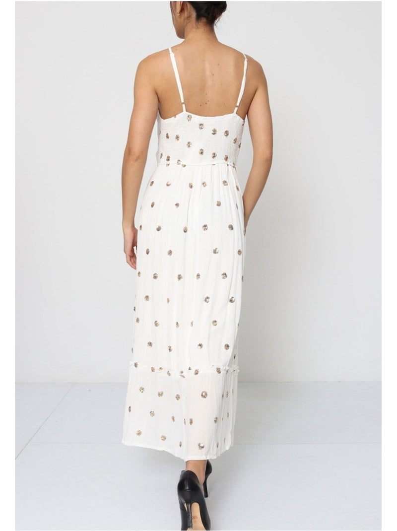 Vestido Kebello Blanco - Kiabi