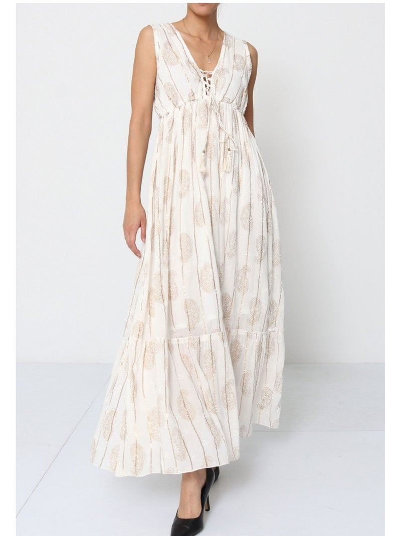 Vestido Kebello Blanco - Kiabi