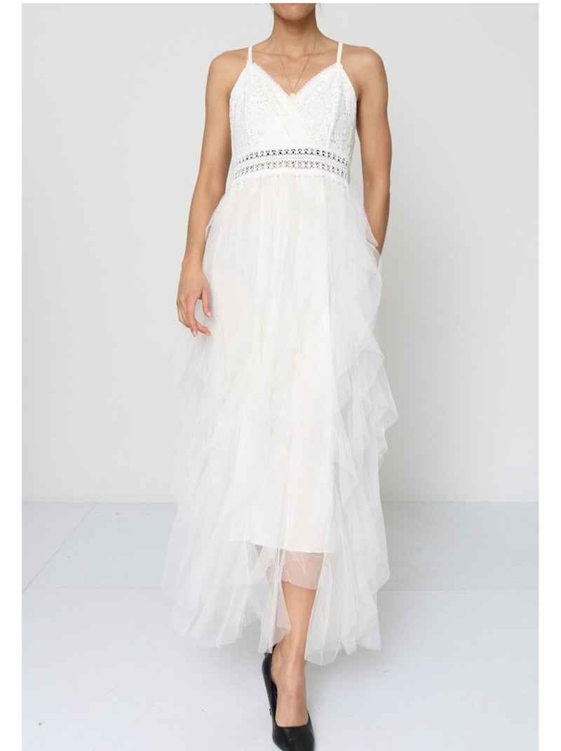Vestido Kebello Blanco - Kiabi