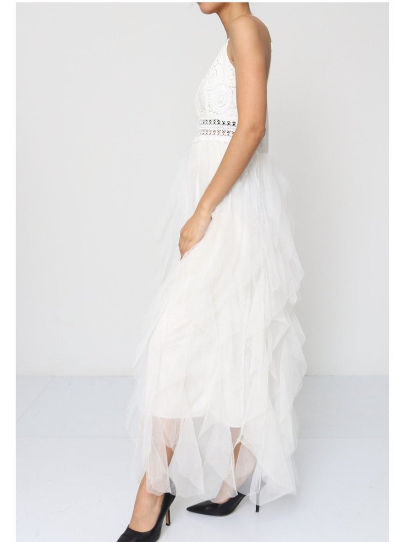 Vestido Kebello Blanco - Kiabi