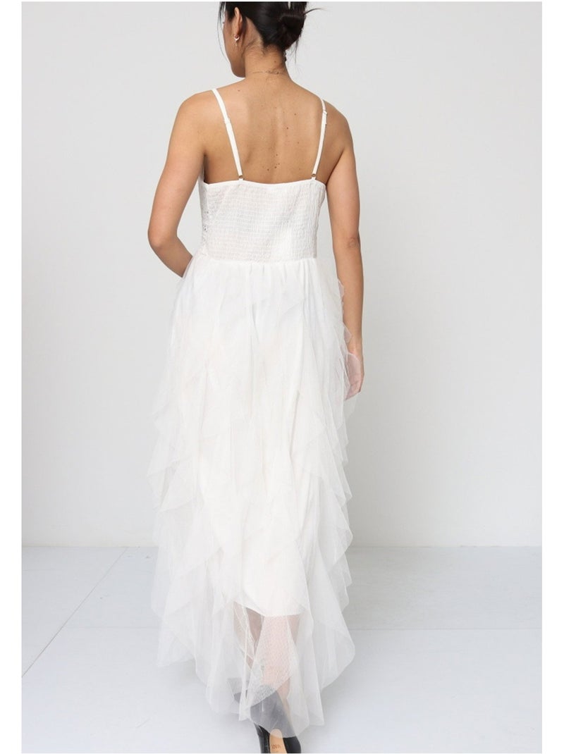 Vestido Kebello Blanco - Kiabi