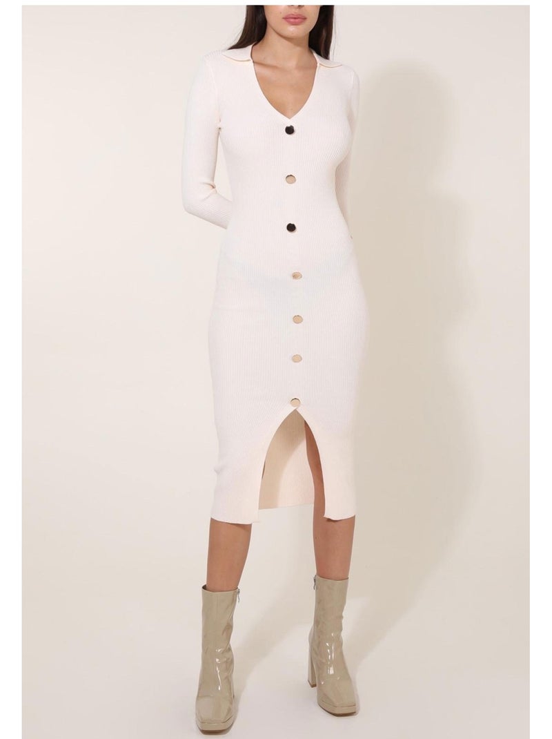 Vestido Kebello Blanco - Kiabi