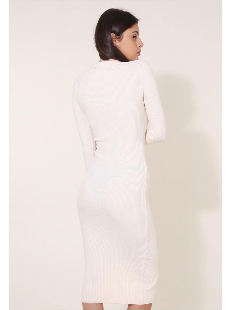 Vestido Kebello Blanco - Kiabi