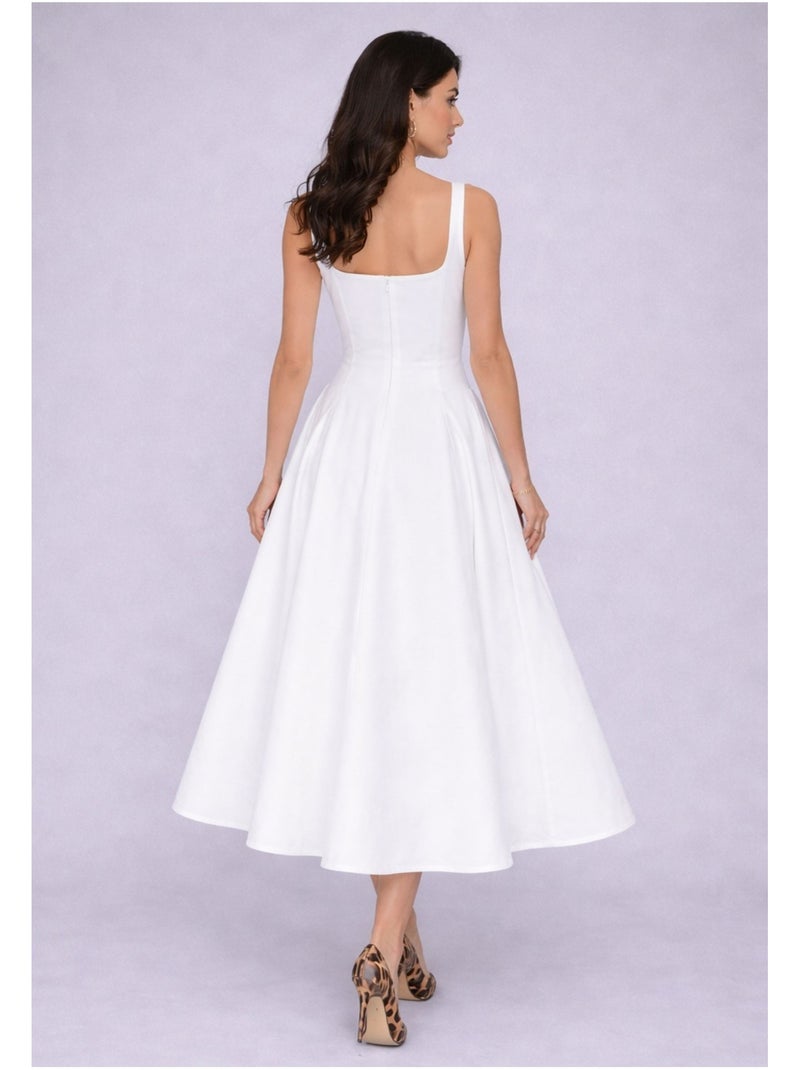 Vestido Kebello Blanco - Kiabi