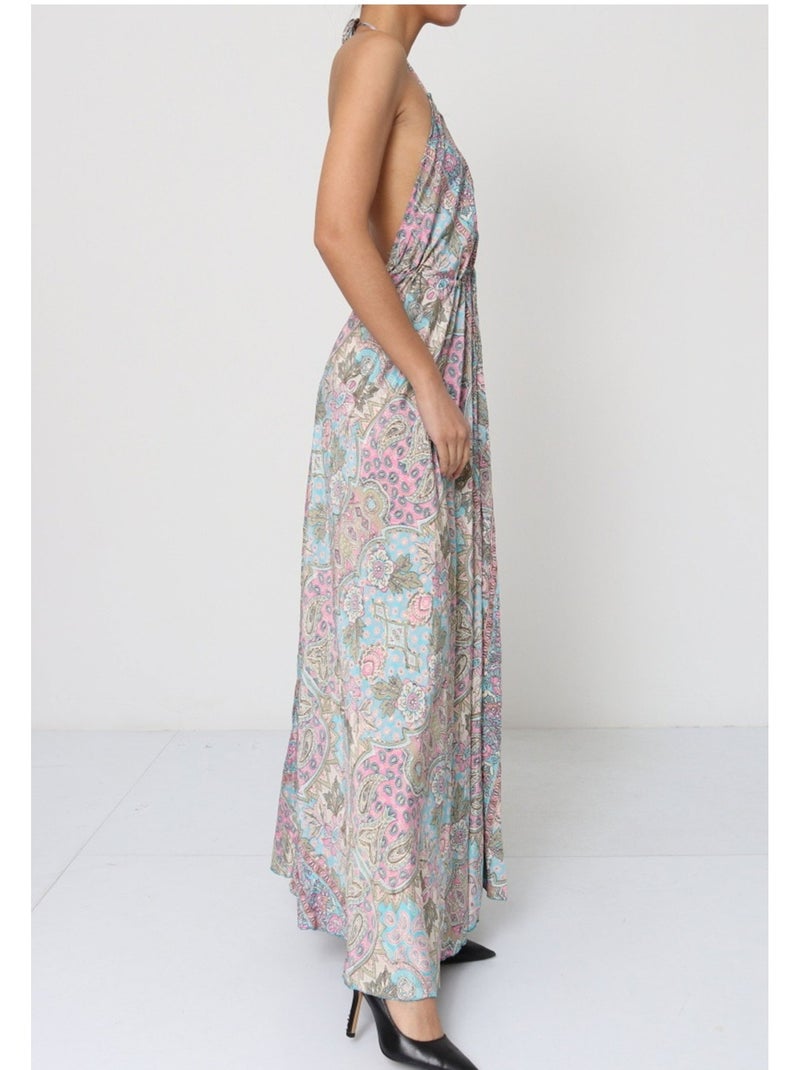 Vestido Kebello Gris amarillo - Kiabi