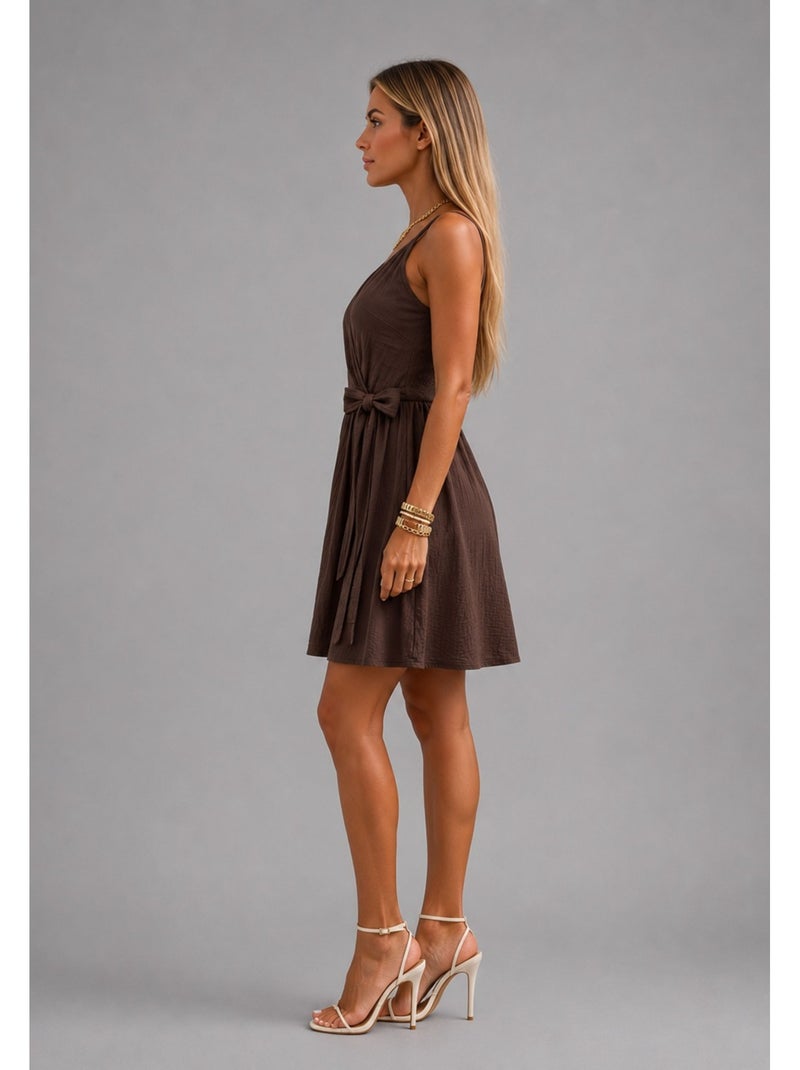 Vestido kebello Marrón - Kiabi