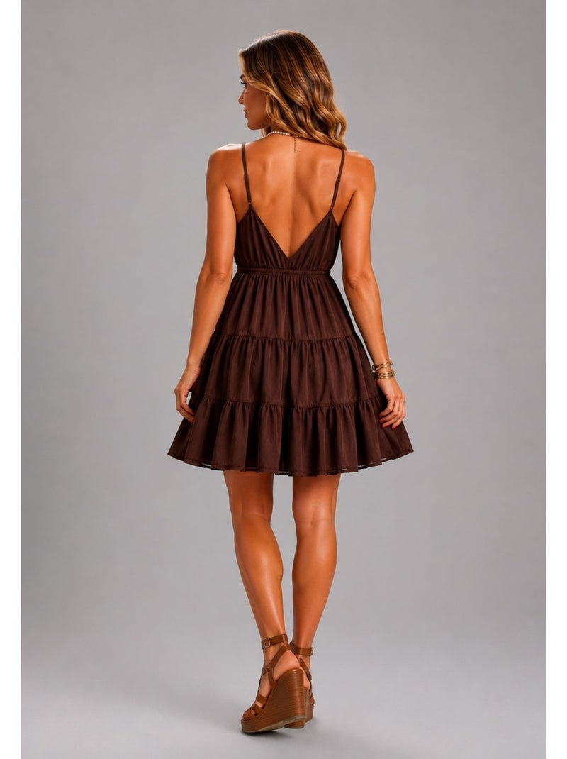 Vestido Kebello Marrón - Kiabi