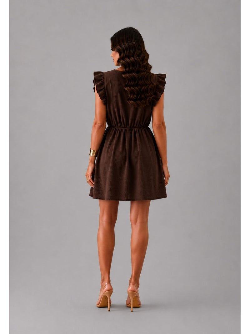 Vestido kebello Marrón - Kiabi