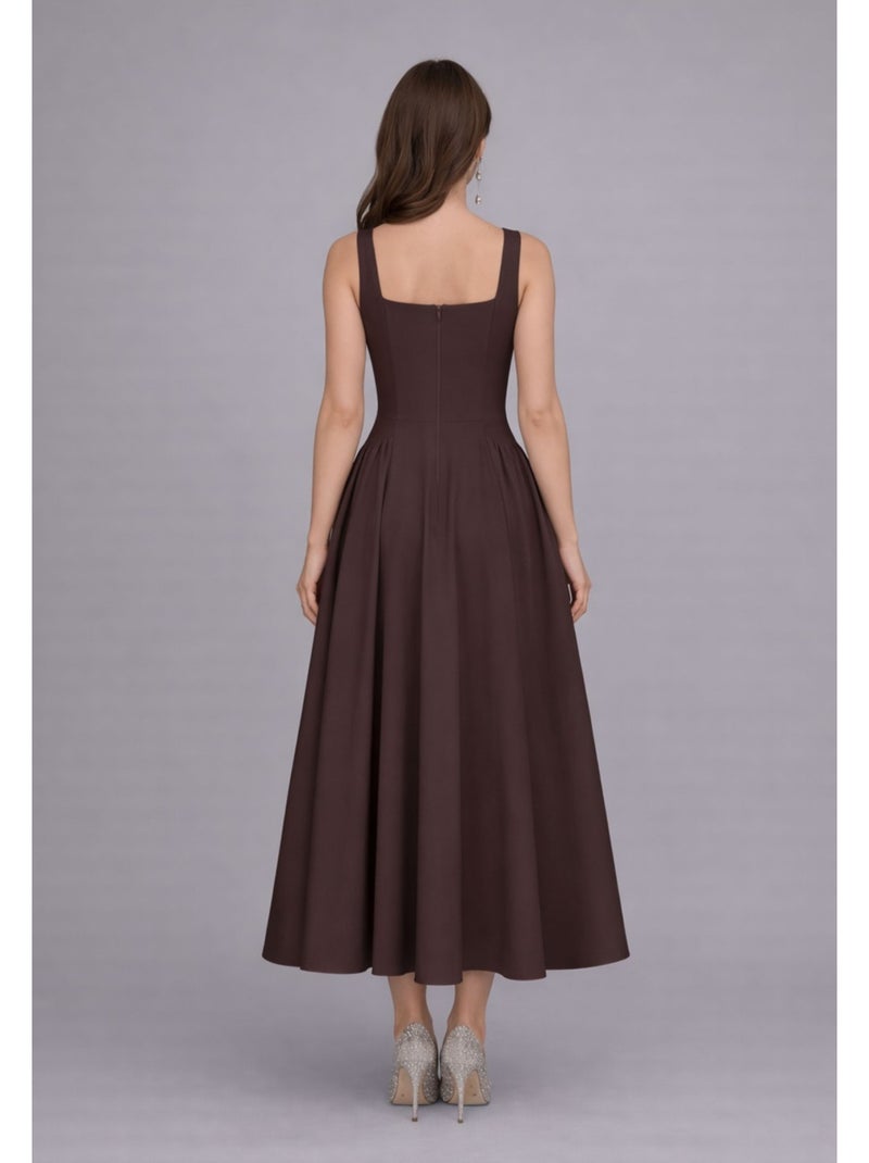Vestido Kebello Marrón - Kiabi