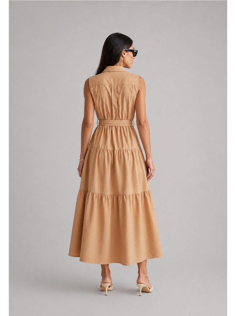 Vestido Kebello Marrón - Kiabi