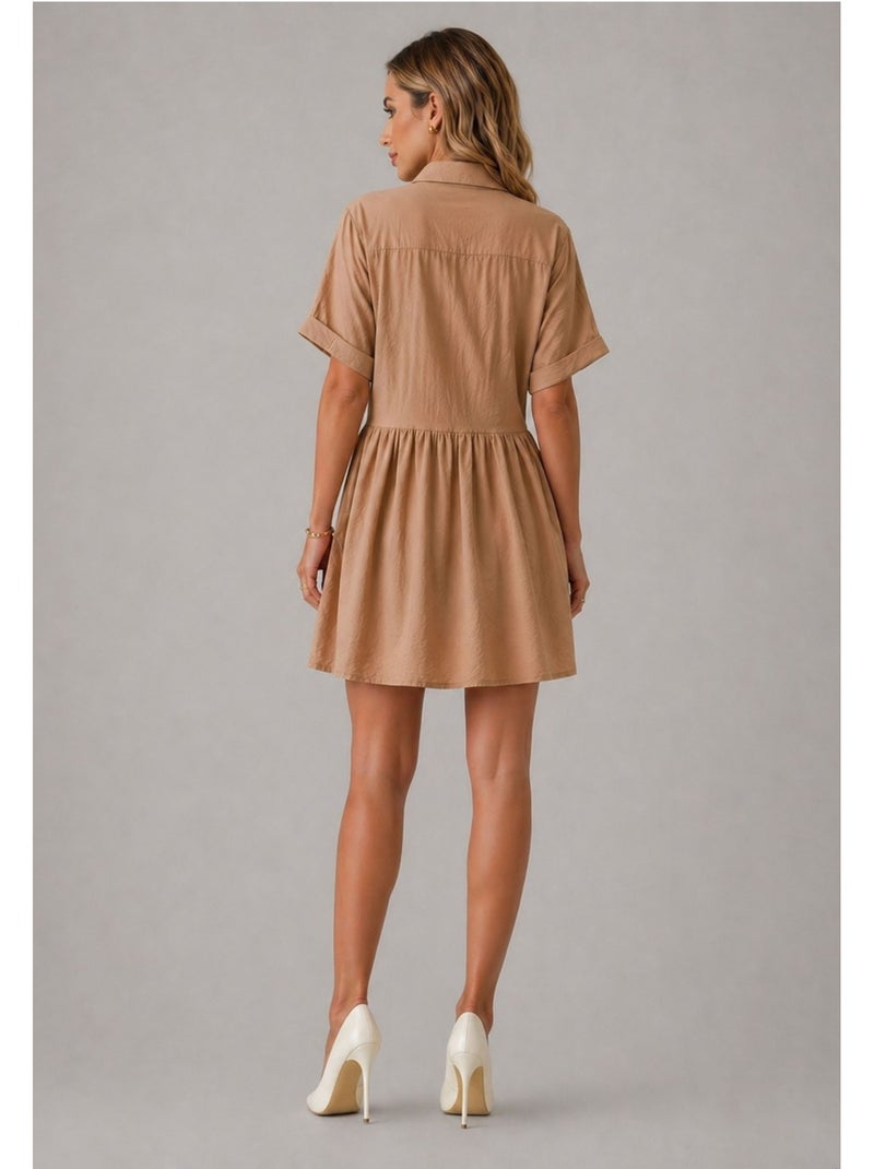 Vestido Kebello Marrón - Kiabi