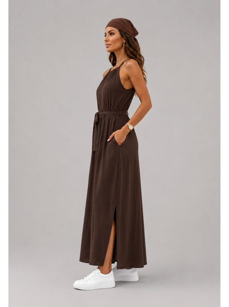 Vestido Kebello Marrón - Kiabi