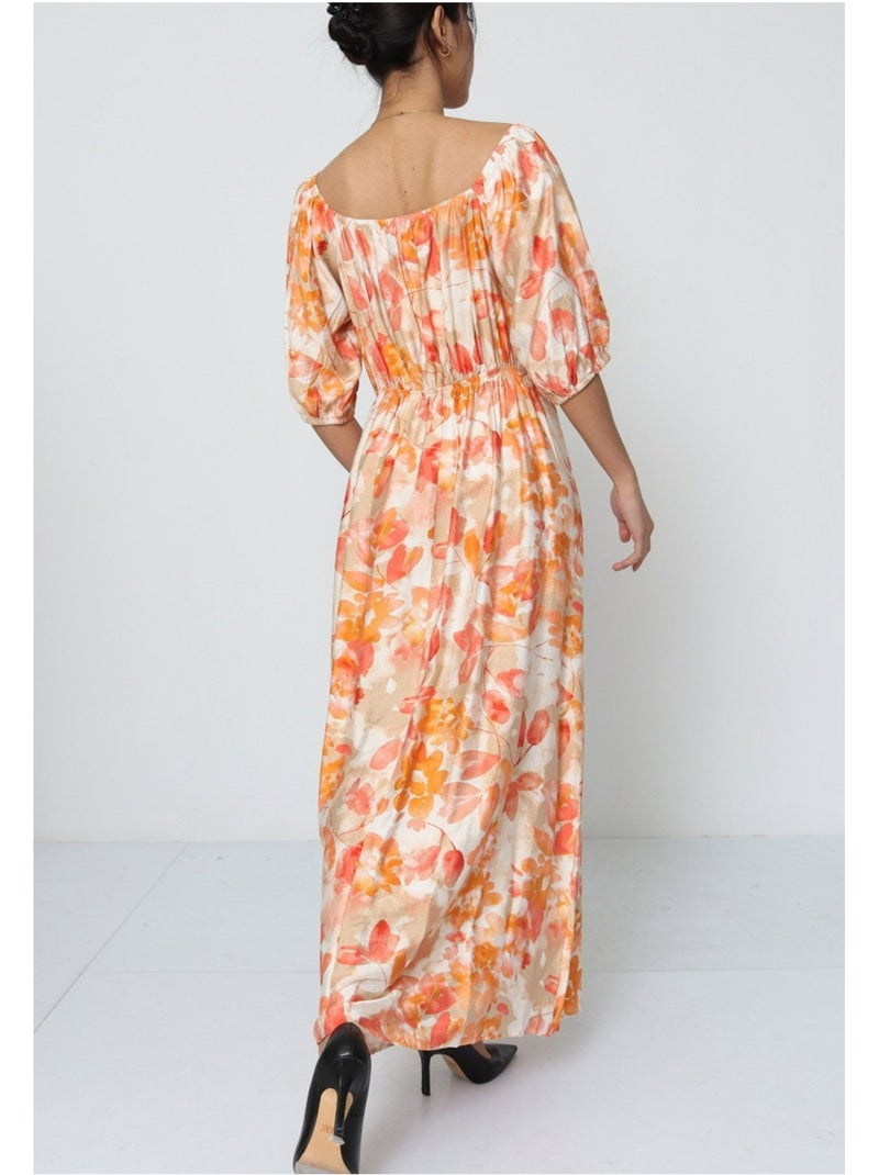 Vestido Kebello Naranja - Kiabi