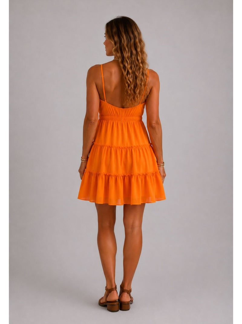Vestido kebello Naranja - Kiabi