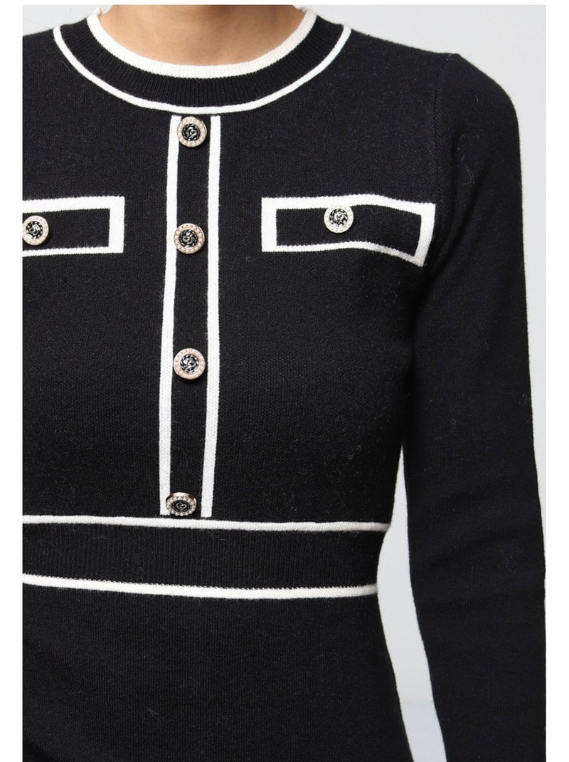 Vestido Kebello Negro Negro - Kiabi