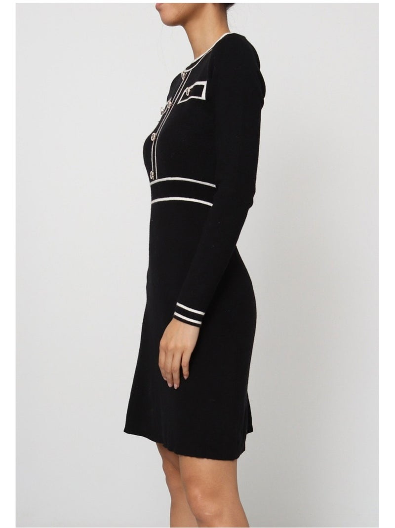Vestido Kebello Negro Negro - Kiabi