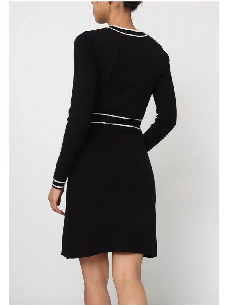 Vestido Kebello Negro Negro - Kiabi