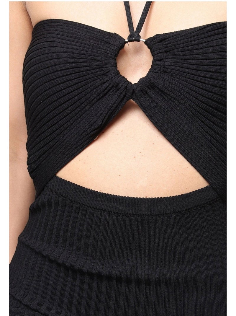 Vestido Kebello Negro Negro - Kiabi