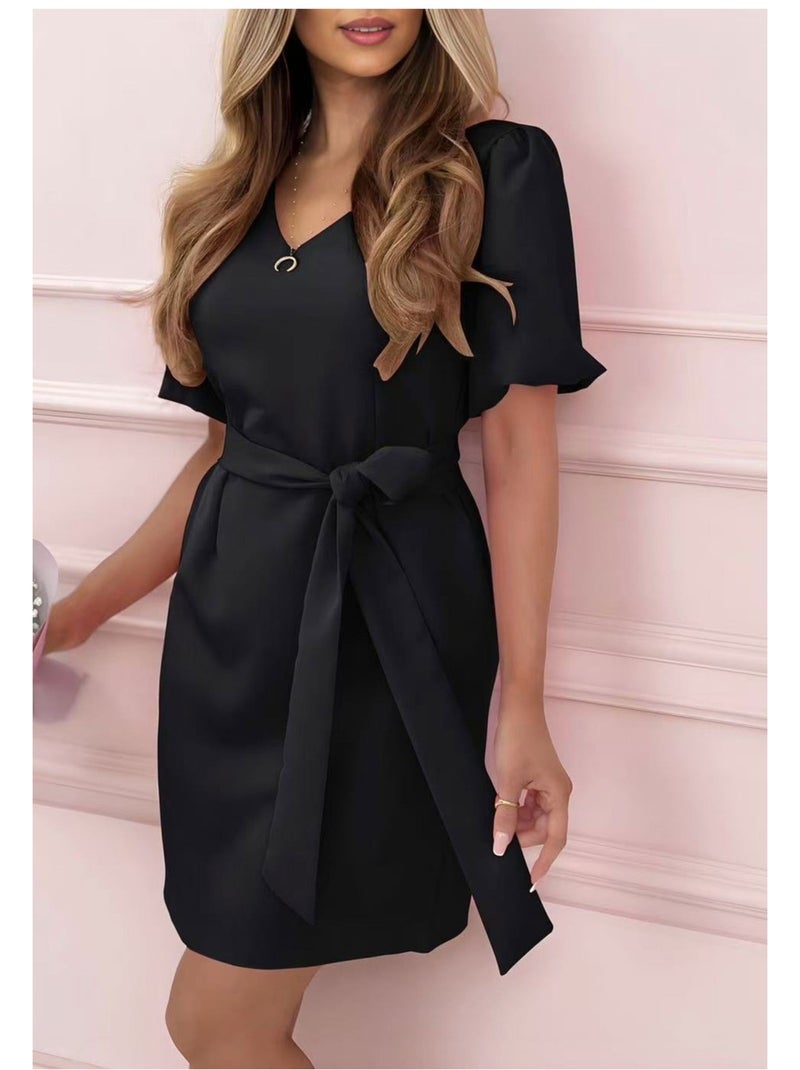 Vestido Kebello Negro Negro - Kiabi