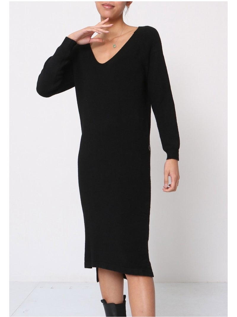 Vestido Kebello Negro Negro - Kiabi