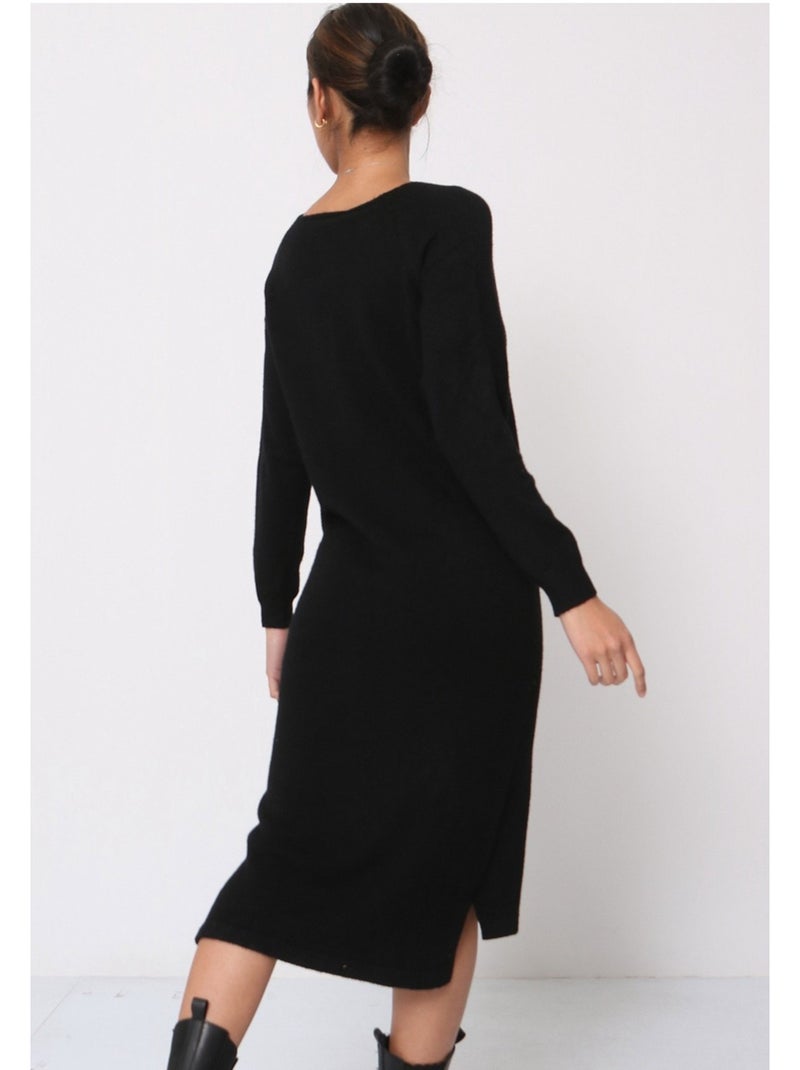 Vestido Kebello Negro Negro - Kiabi