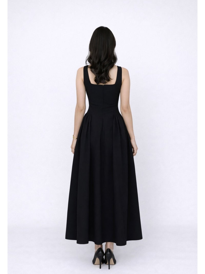Vestido Kebello Negro Negro - Kiabi