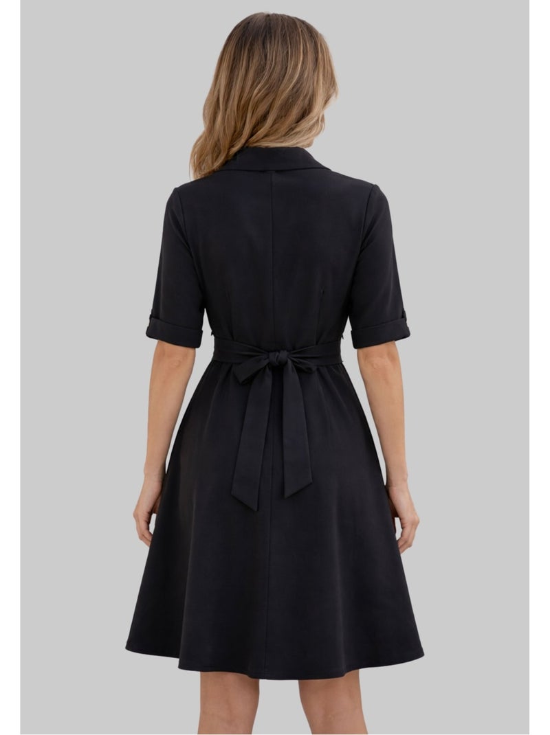 Vestido Kebello Negro Negro - Kiabi