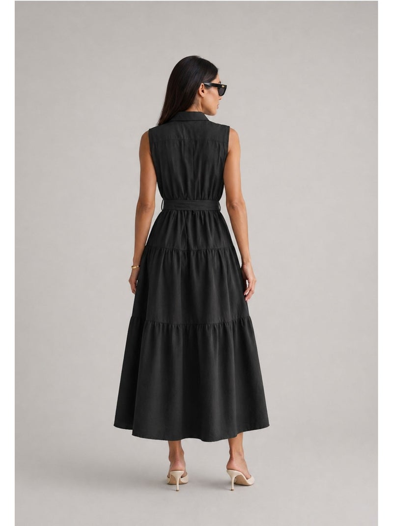 Vestido Kebello Negro Negro - Kiabi