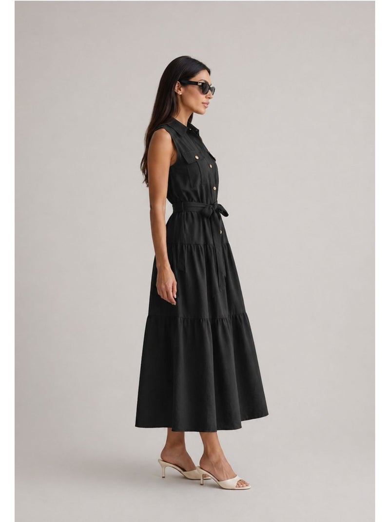 Vestido Kebello Negro Negro - Kiabi