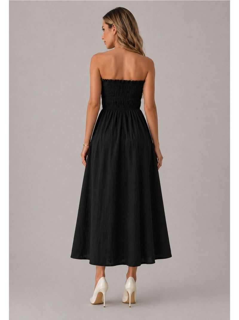Vestido Kebello Negro Negro - Kiabi