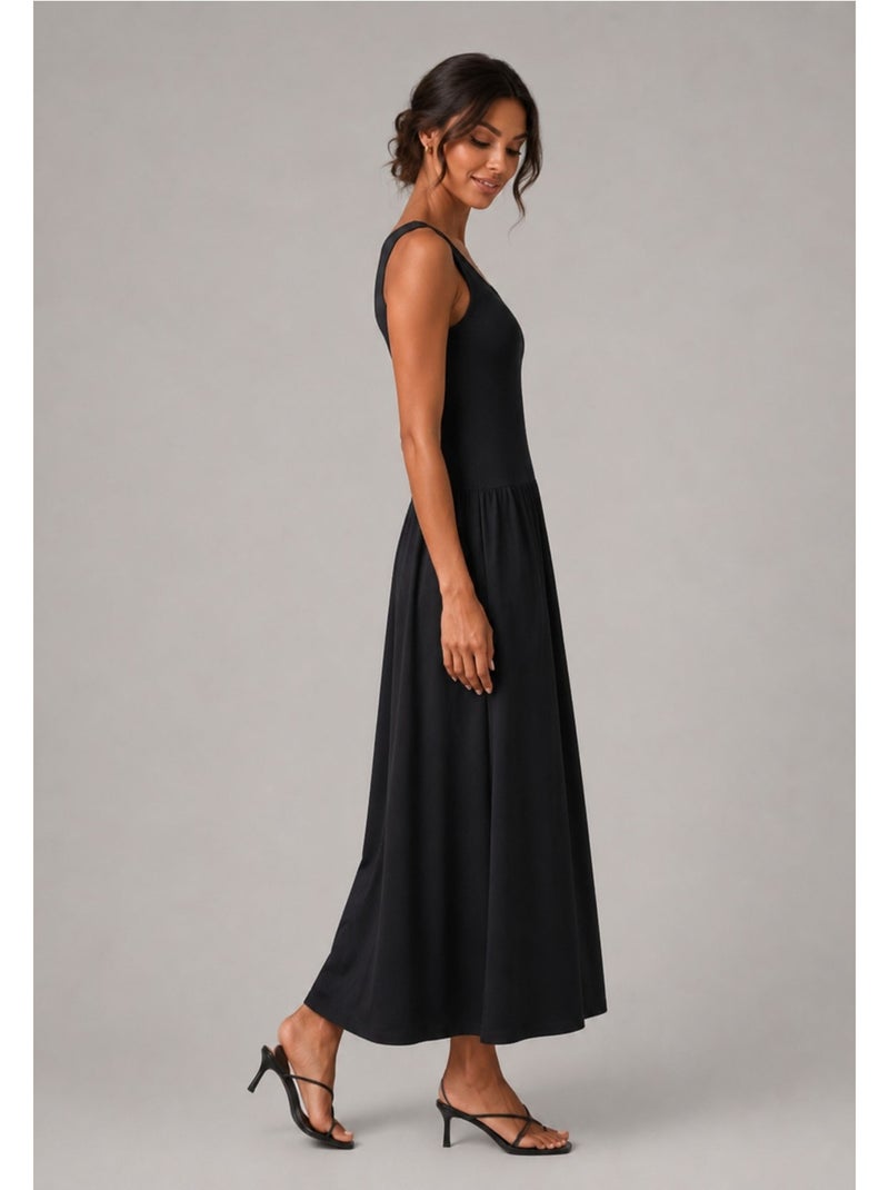 Vestido Kebello Negro Negro - Kiabi